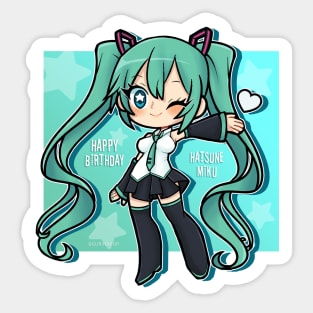 Hatsune Miku BDAY Sticker